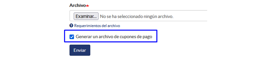 Subir archivo
