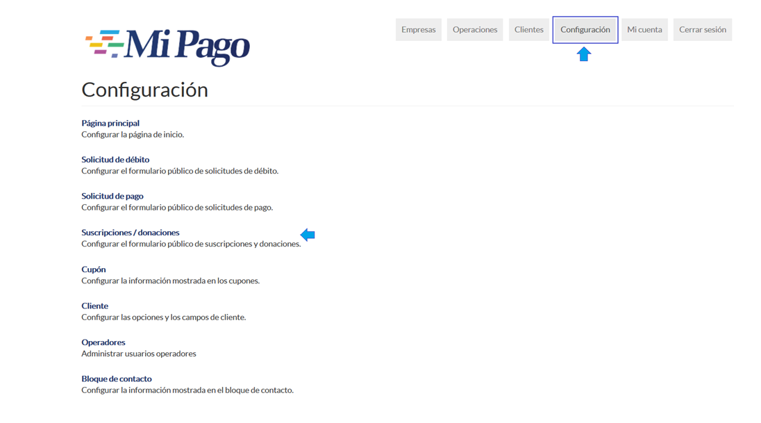 Suscripciones